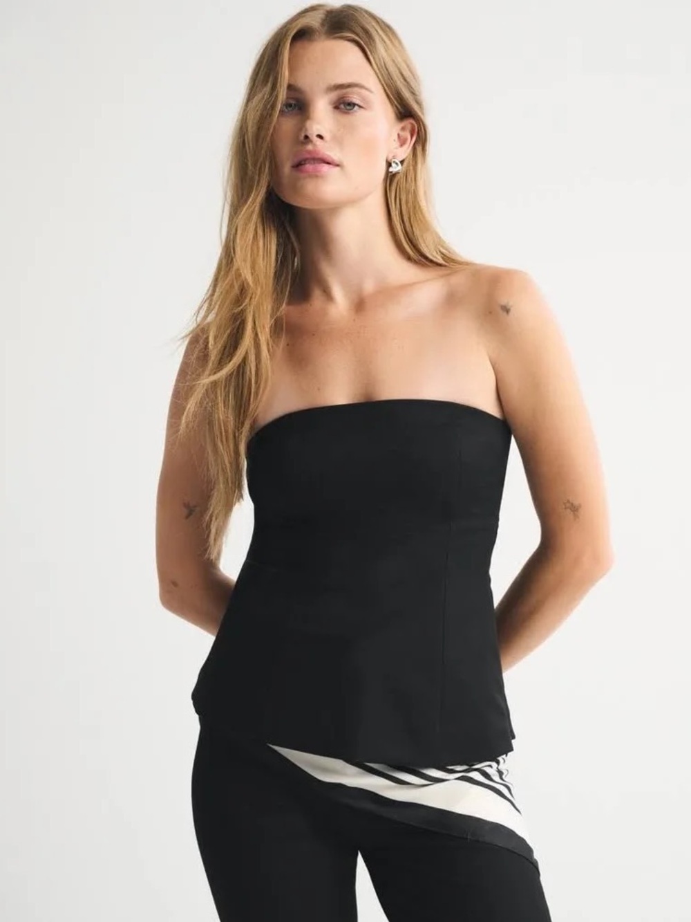 Abercrombie & Fitch Black tube top